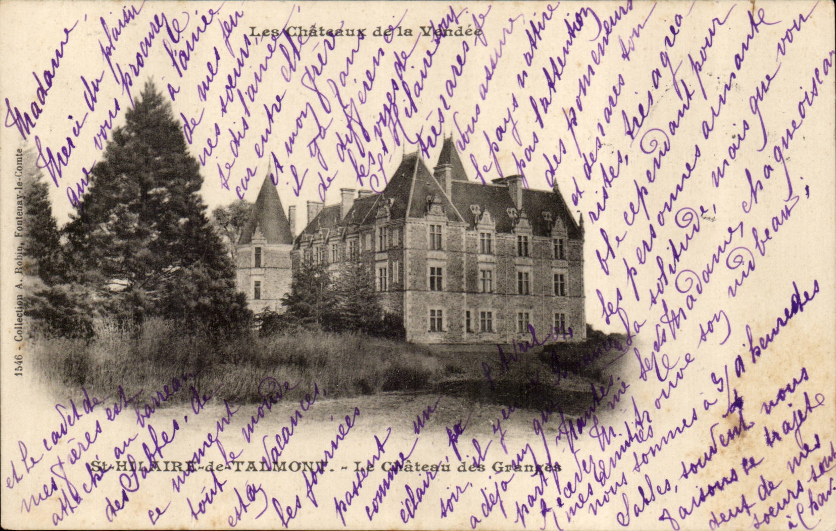 Saint Hilaire de Talmont CPA das cahteau von Granres