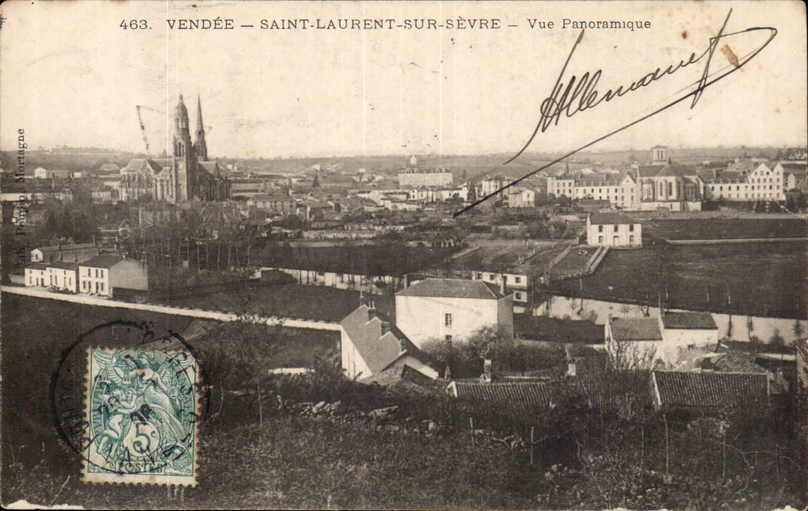 SAINT LAURENT trennt an CPA Panoramic View