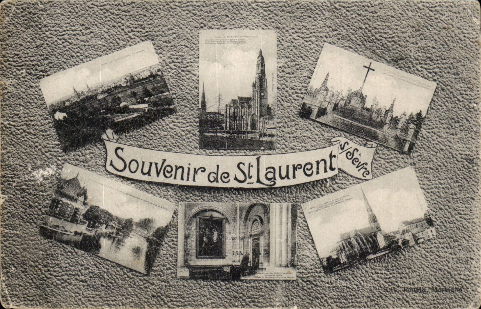 CPA Andenken von St Laurent trennt an sich