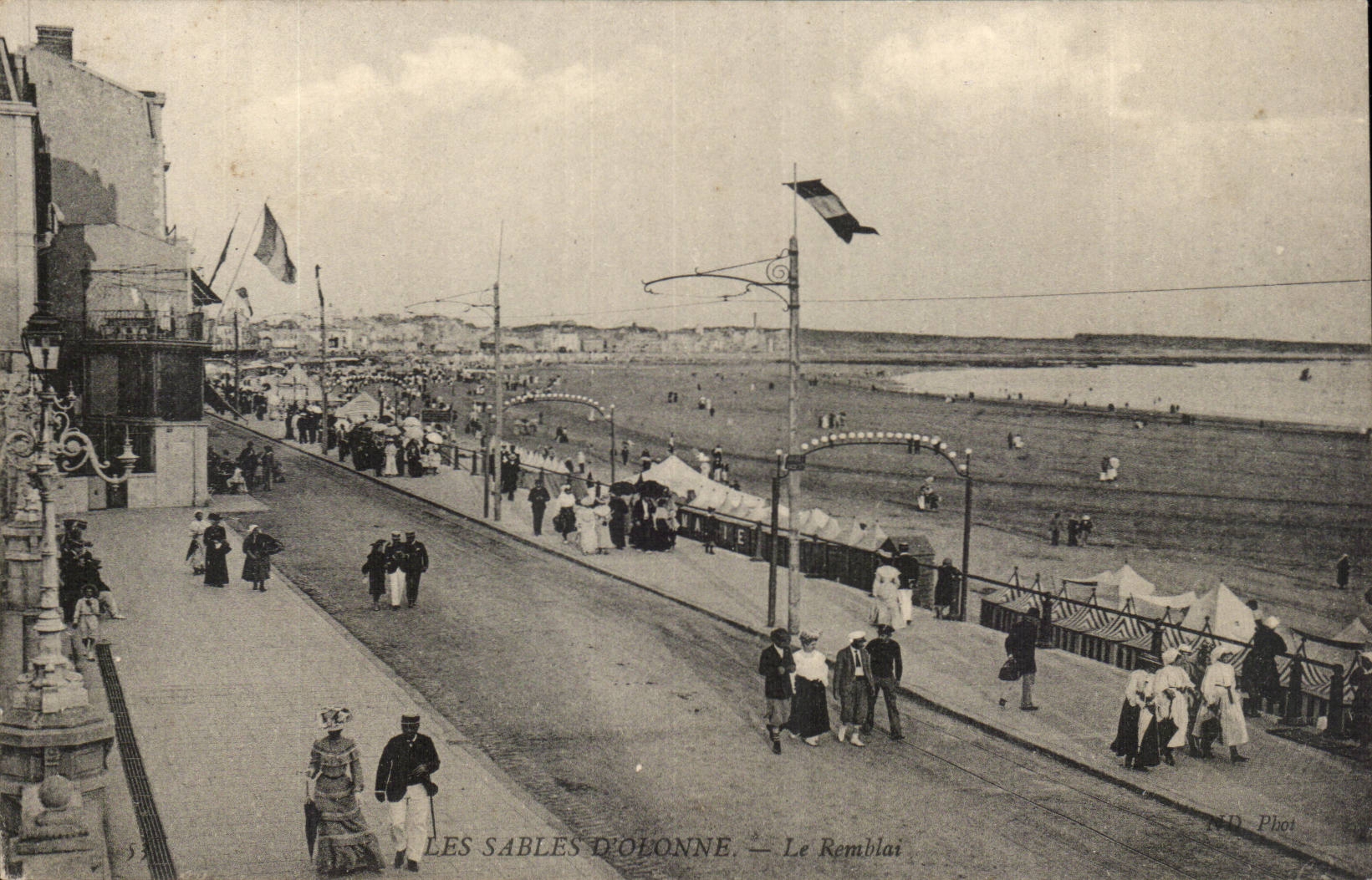 Sande von olonne CPA der Damm