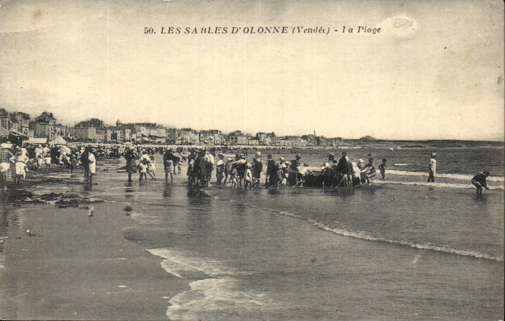 Sande von olonne CPA der Strand (Kinder)