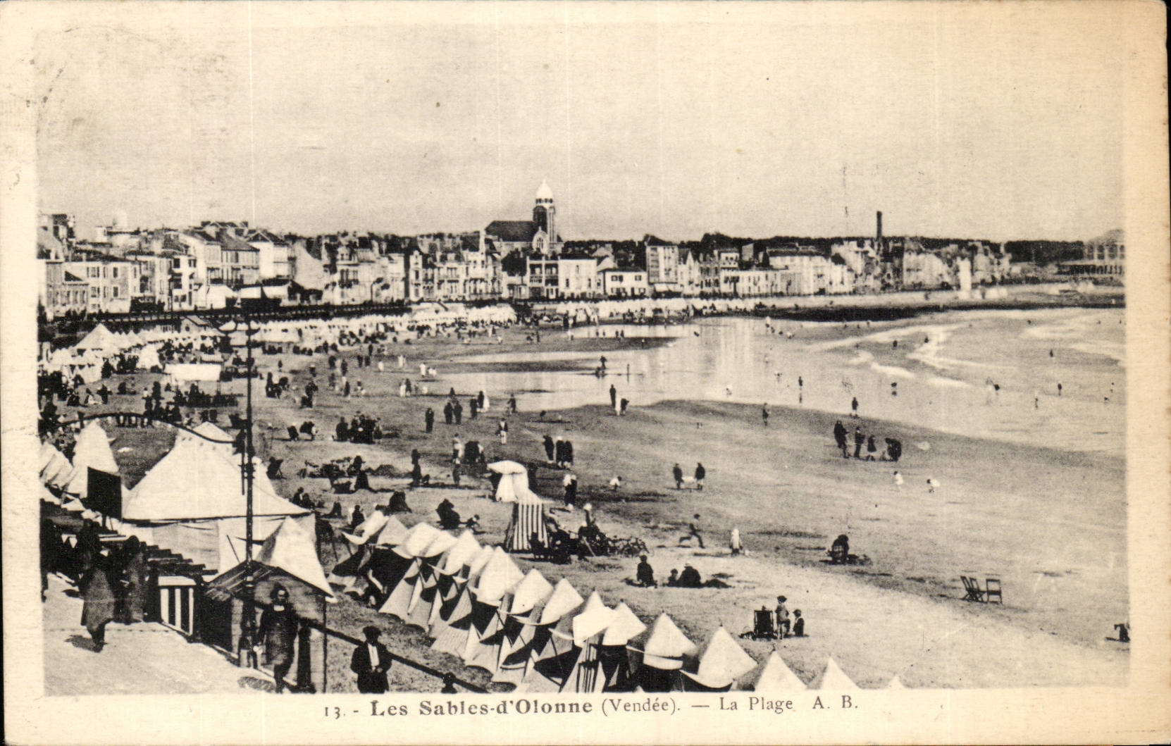 Sande von olonne CPA der Strand
