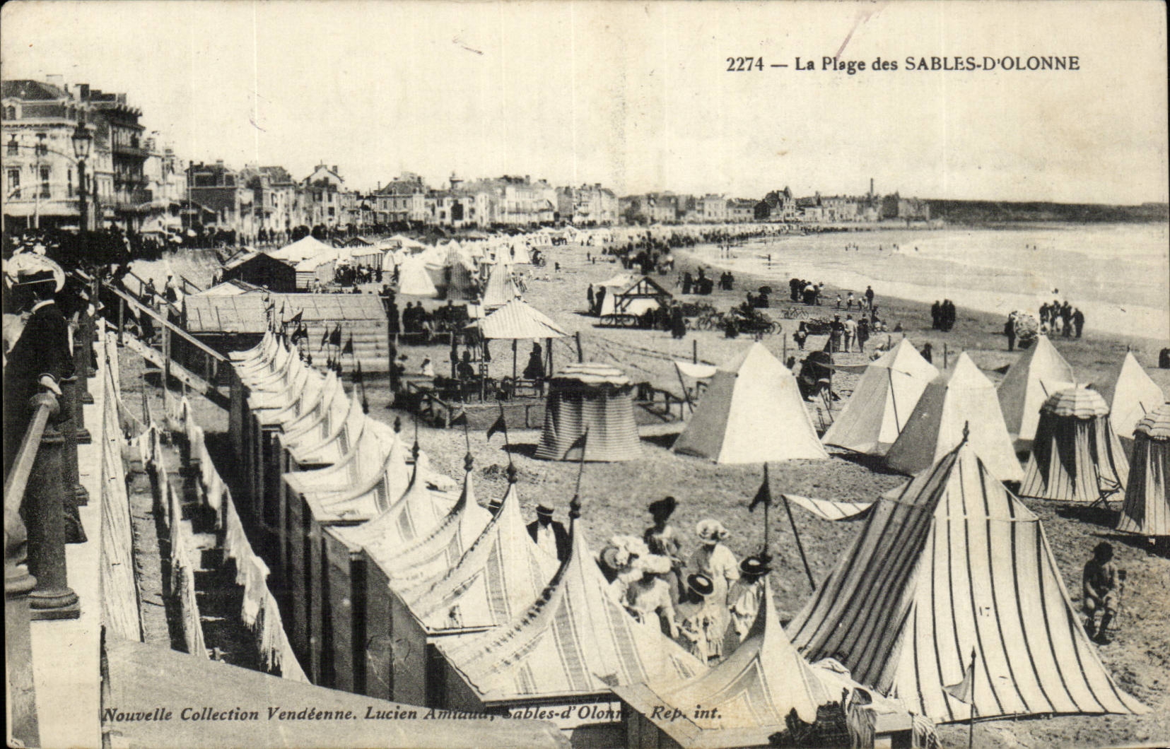 Sande von olonne CPA der Strand