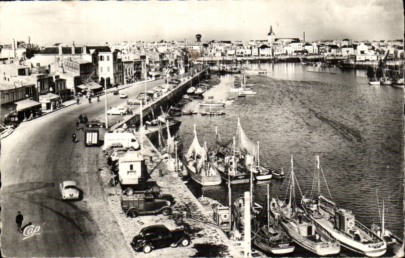 Sande olonne CPA der Ansicht des Hafens