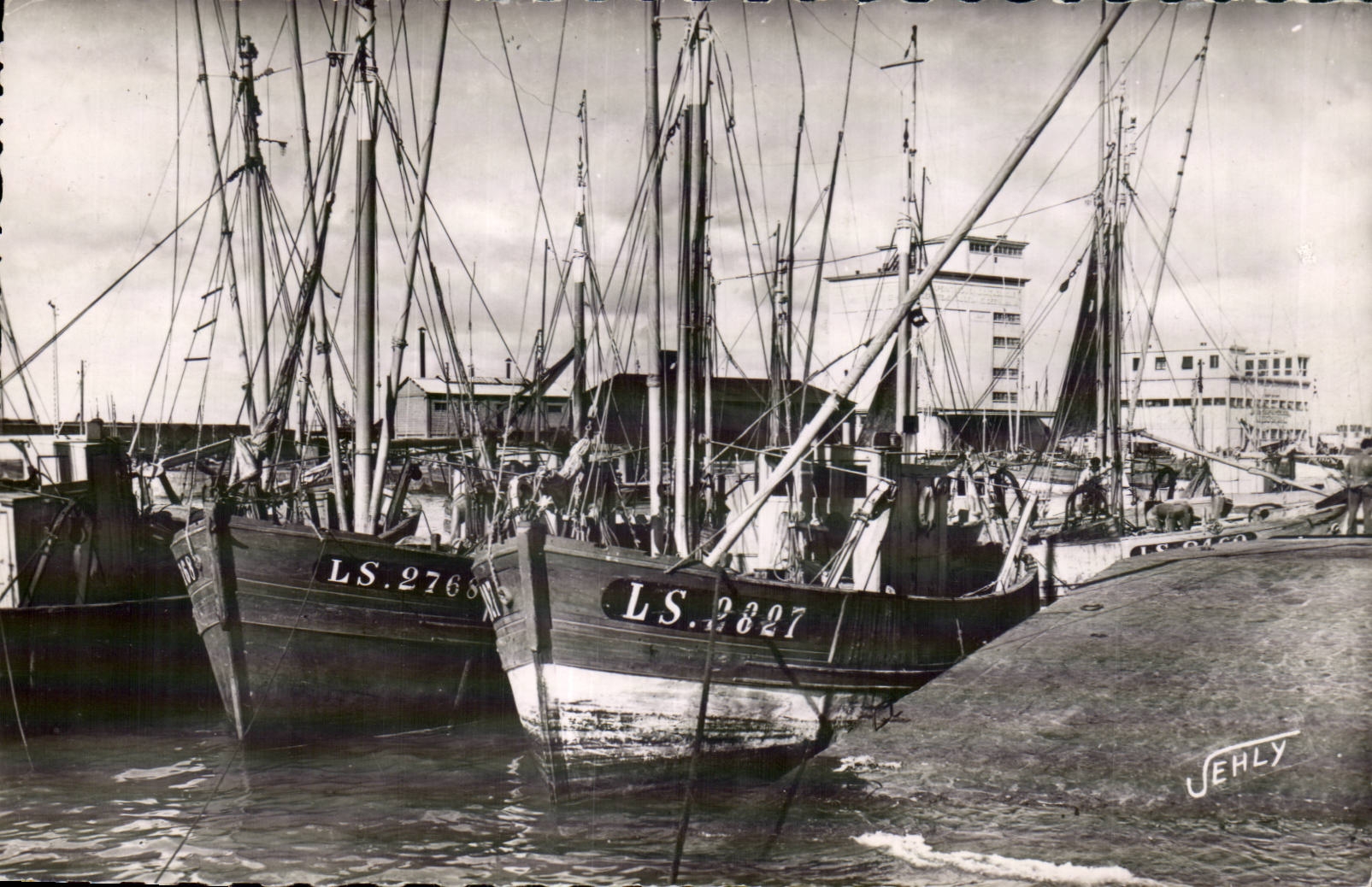 Sande von olonne CPA der Hafen