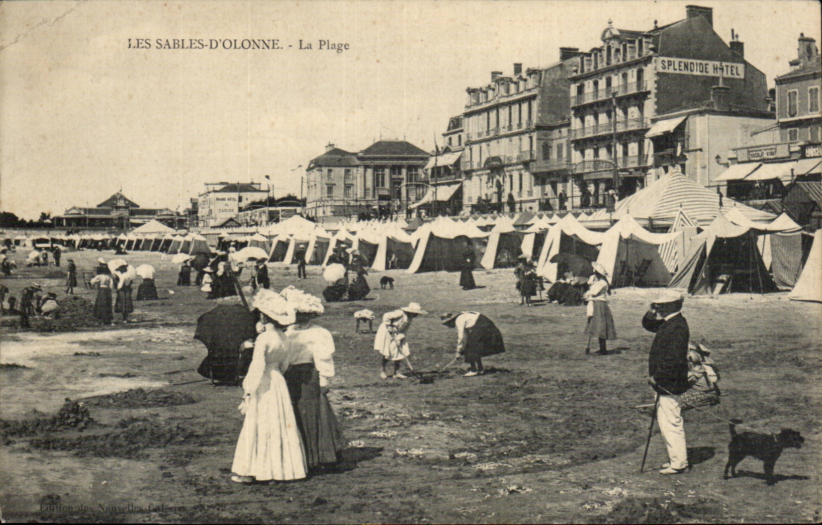 Sande von olonne CPA der Strand