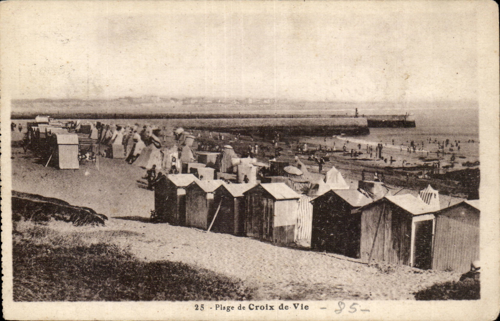 CPA Strand von Croix de Vie