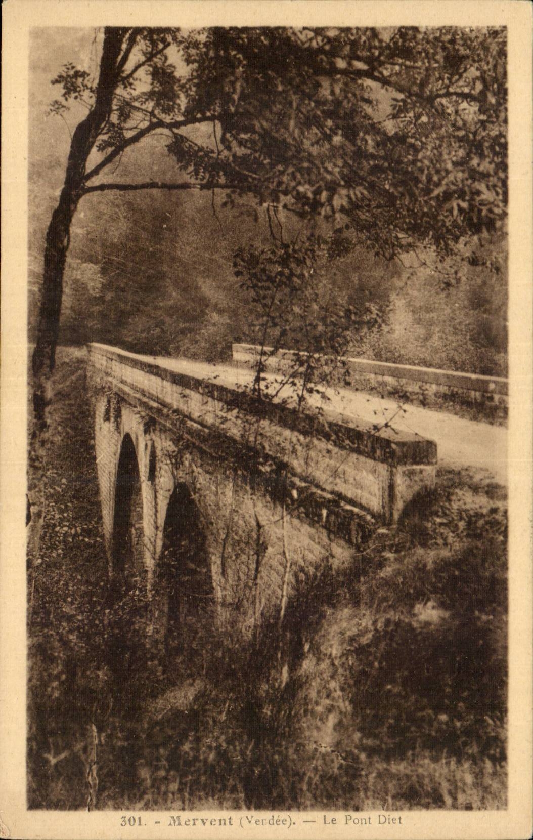 Mervent CPA die Diatbrucke