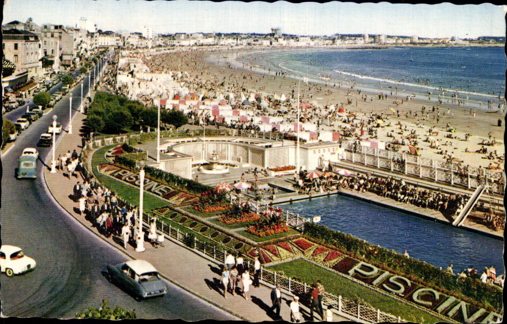 Sande olonne der MODERNEN KARTE der Strand