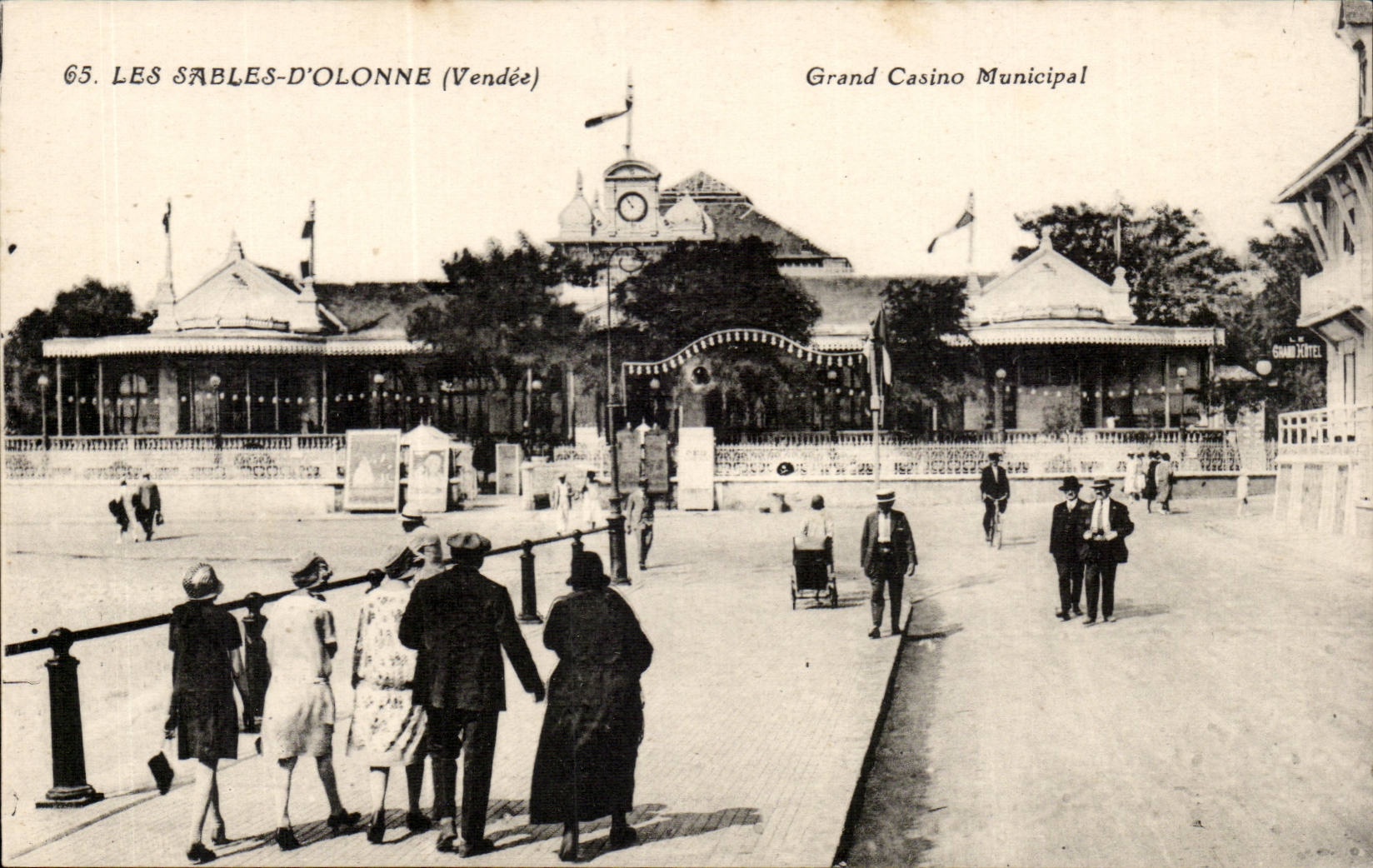 CPA Sande olonne des grossen stadtischen Kasinos