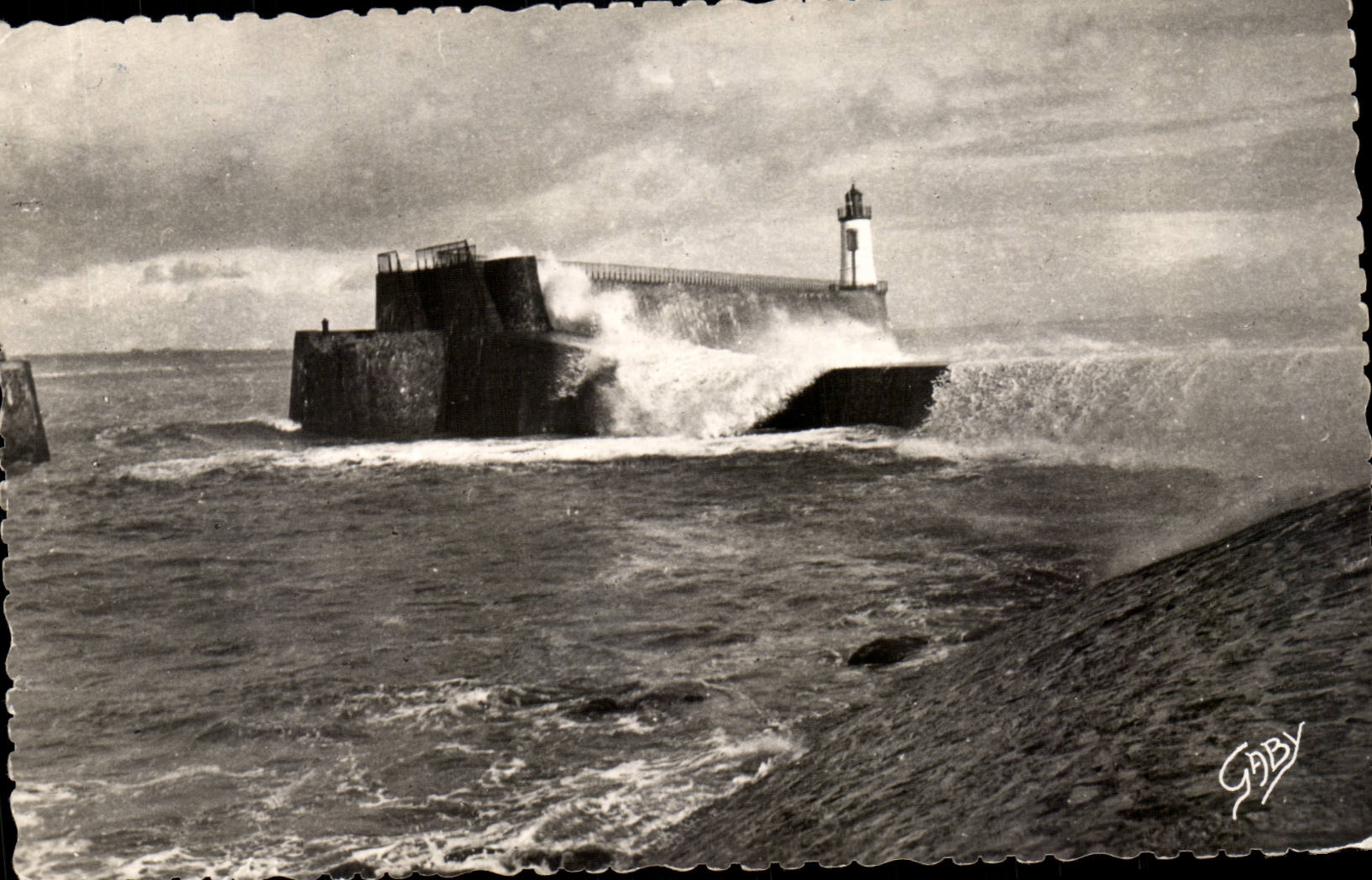 CPSM Sande der olonne Effekte der Wellen