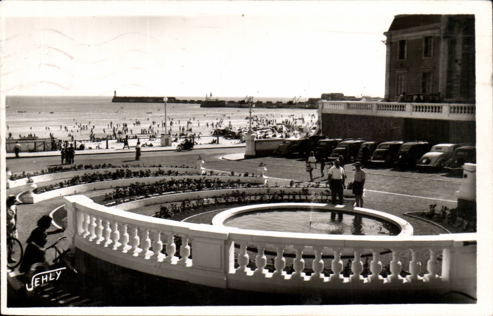CPSM Sande von olonne der Esplanade des Gaumens
