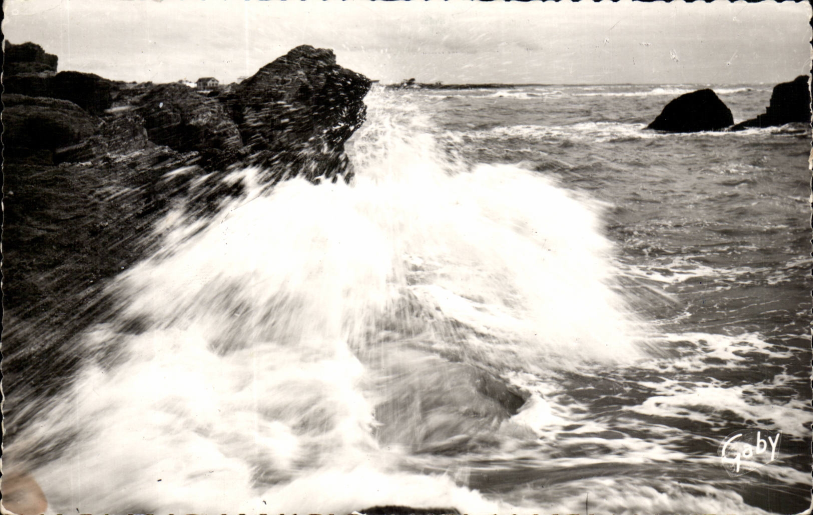 CPSM Sande des olonne Effektes der Wellen