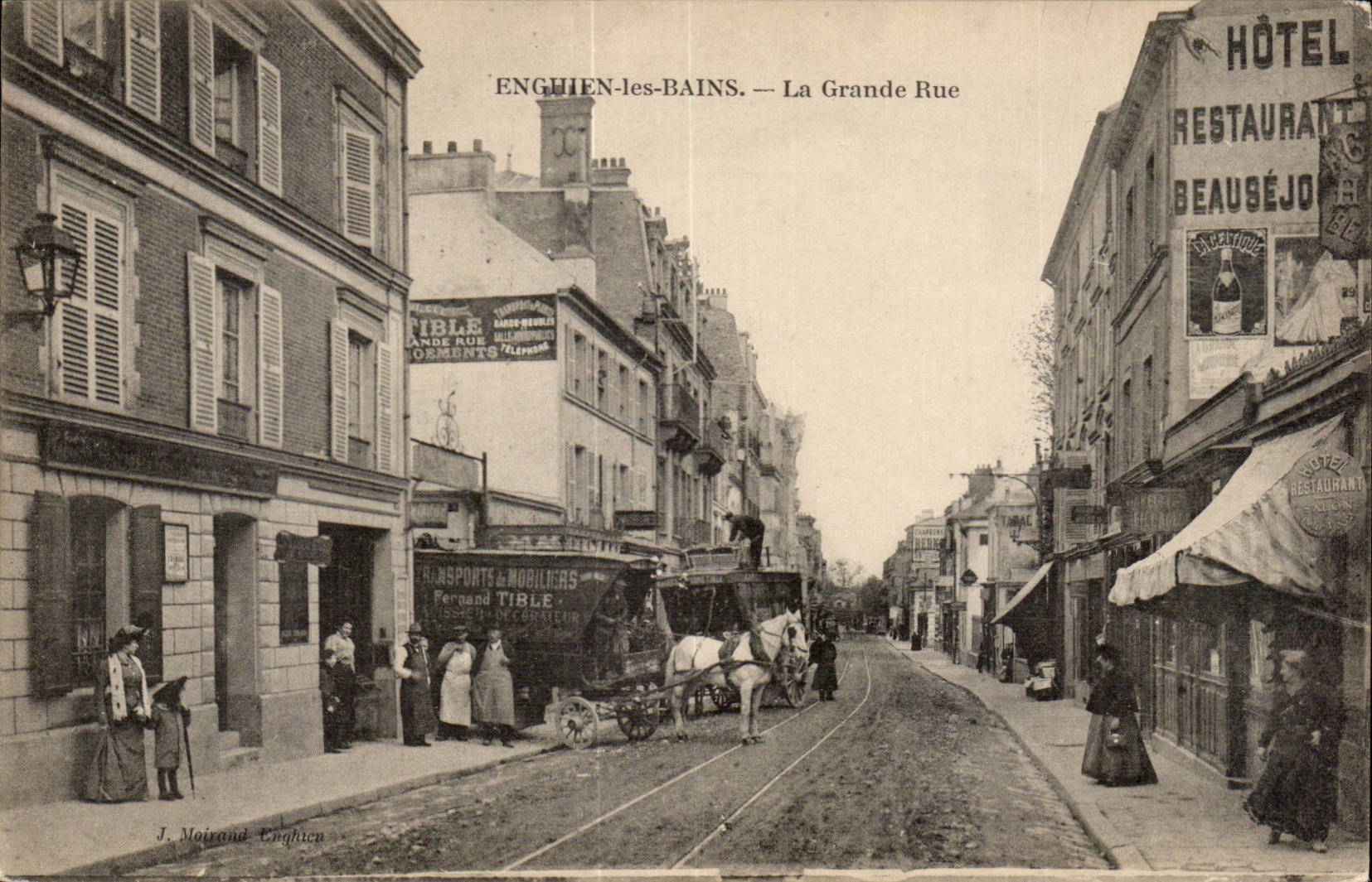 Enghien les Bains CPA main street TOP