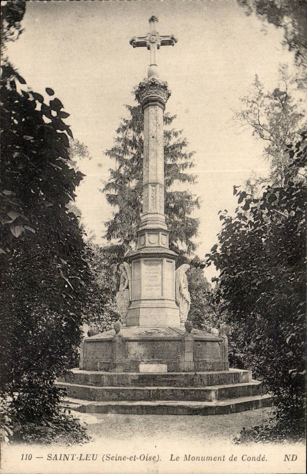 Saint Leu CPA the monument of Cop