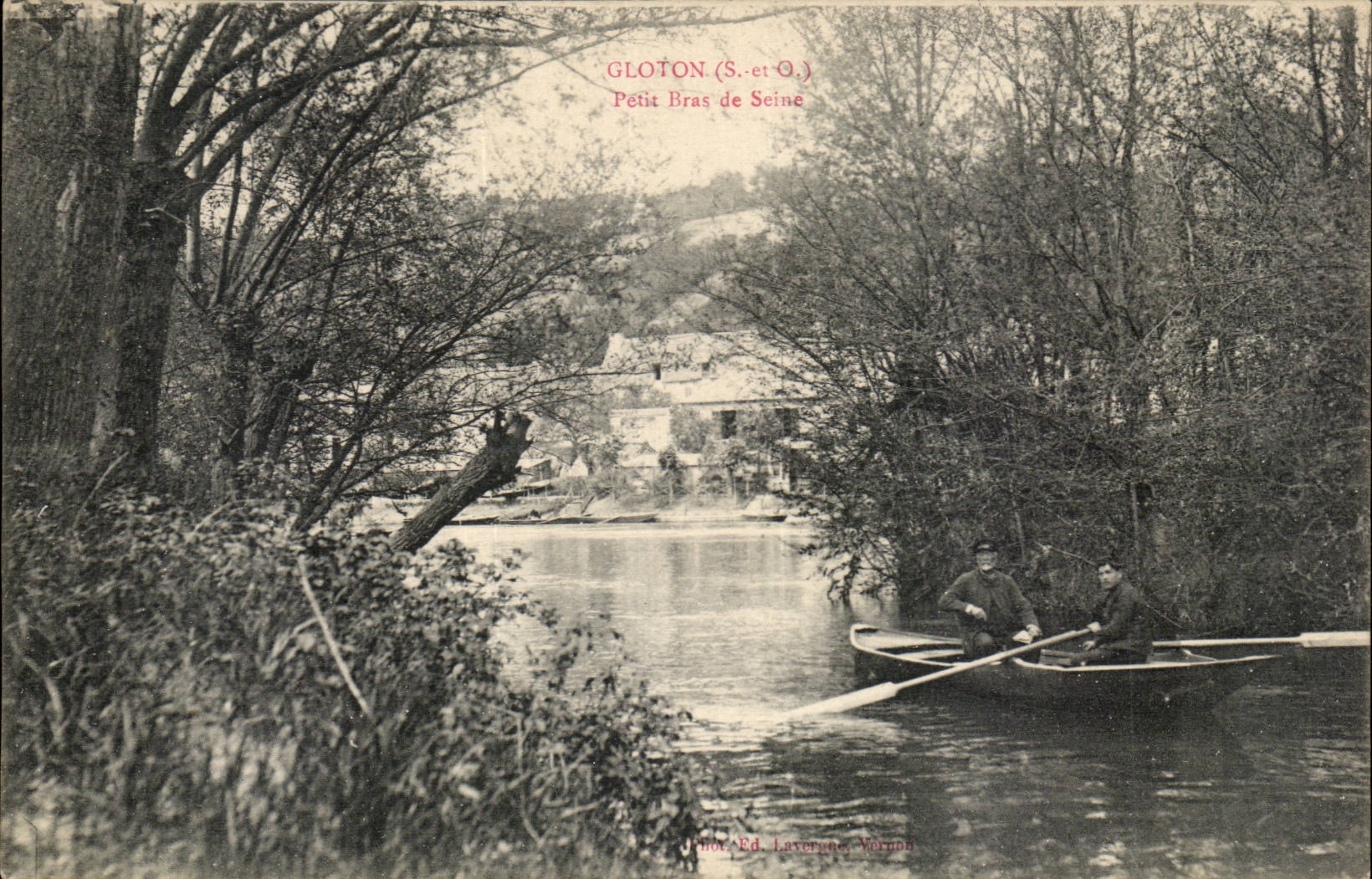 Gloton CPA Small arm of the Seine