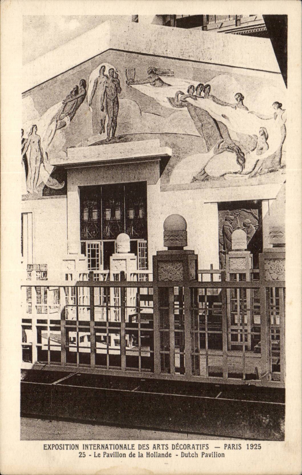 CPA Exposition internationale des Arts decoratifs 1925 Pavillon de la Hollande