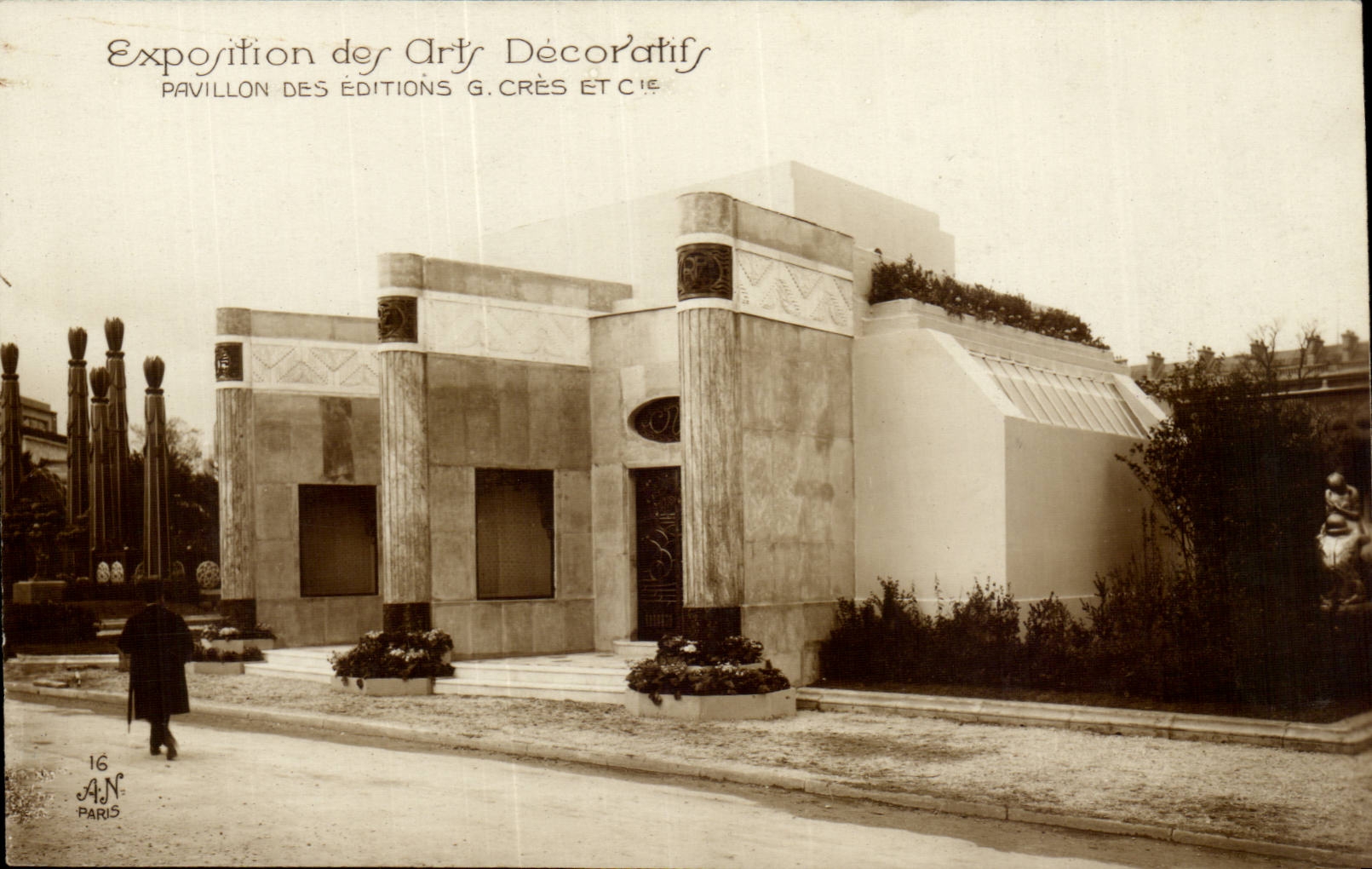 CPA Pavillon des Arts Decoratifs 1925 Pavillon des Editions Cres et Cie