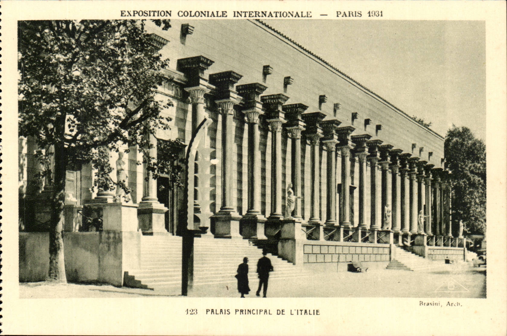 EXposition coloniale internationale Paris 1931 Palais principal de l'Italie Italia