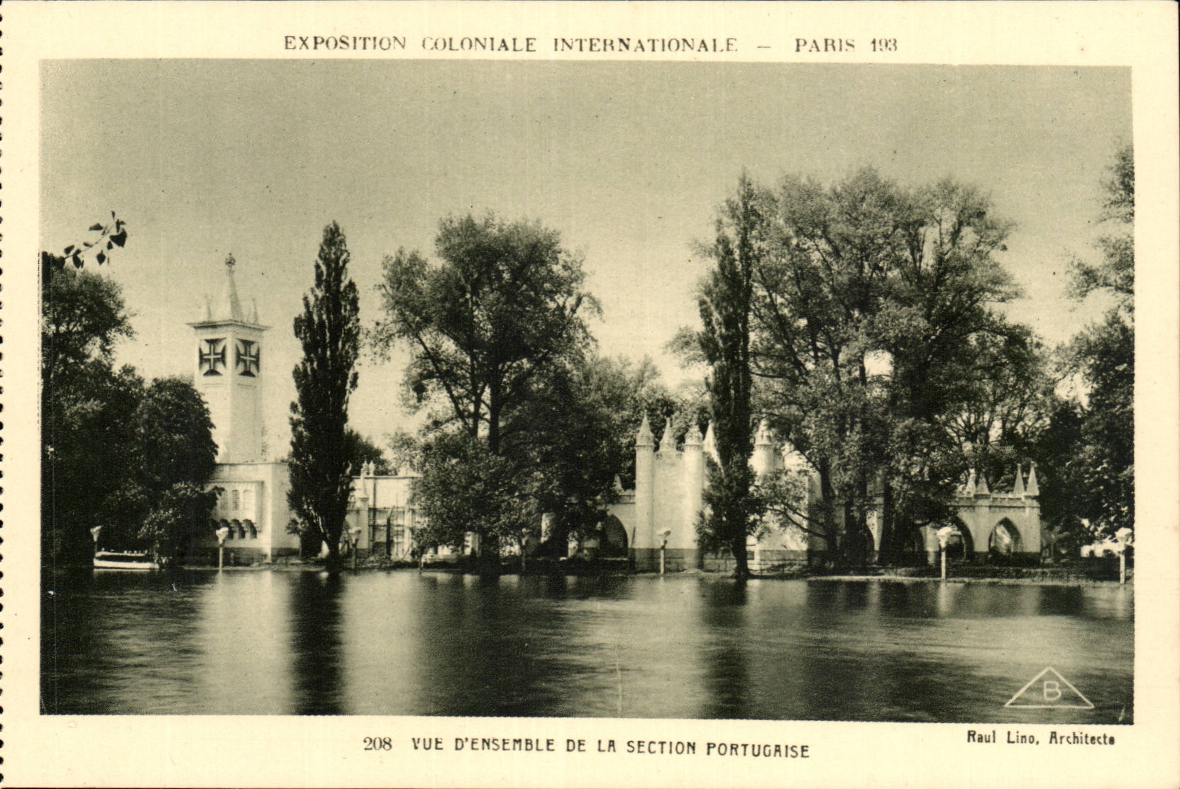 EXposition coloniale internationale Paris 1931 Vue d'ensemble de la section portugaise