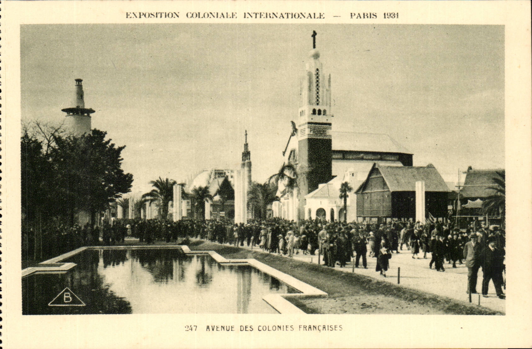 EXposition coloniale internationale Paris 1931 Avenue des colonies francaises