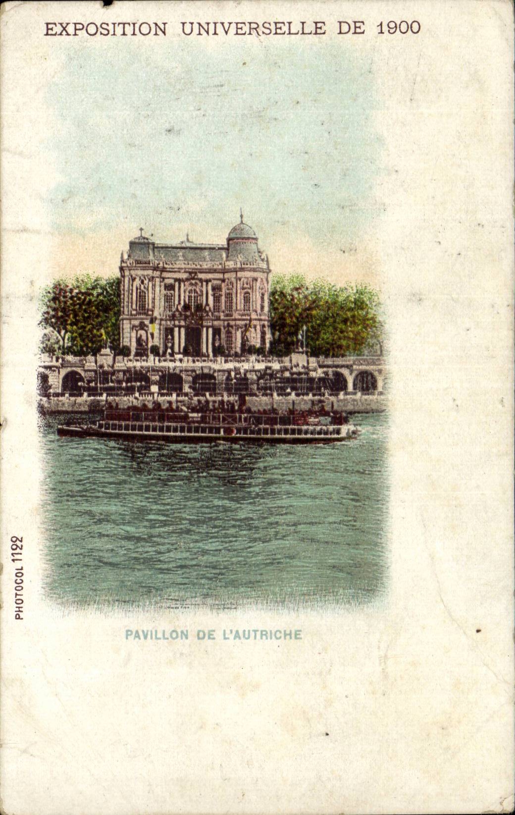 CPA Paris Exposition universelle de 1900 Pavillon de l'autriche