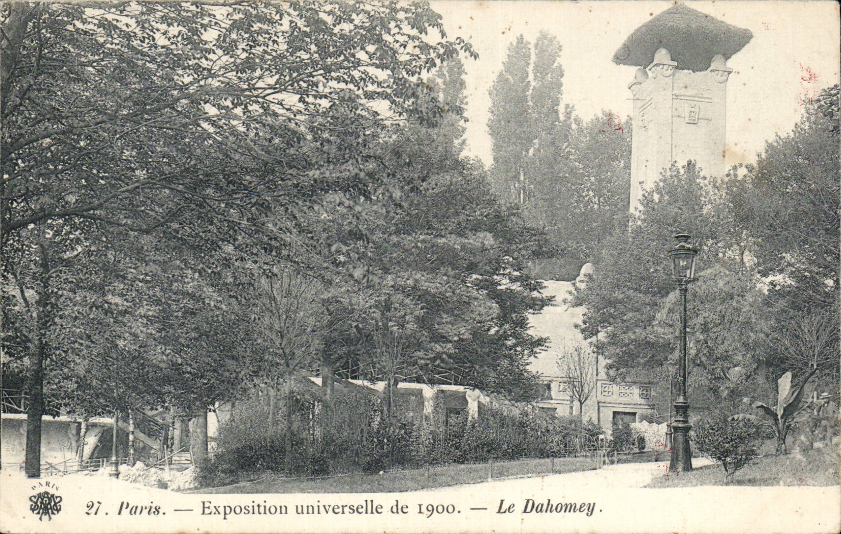 CPA Paris Exposition universelle de 1900 Le DAhomey