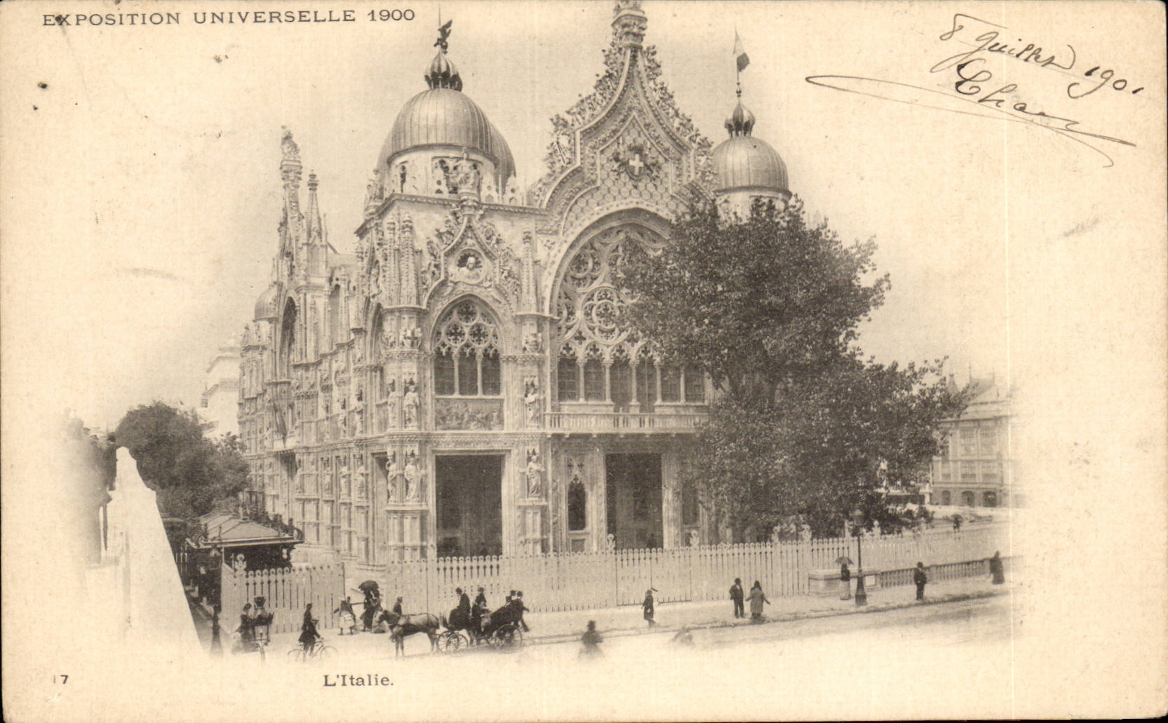 CPA Paris Exposition de 1900 L'italie Italia