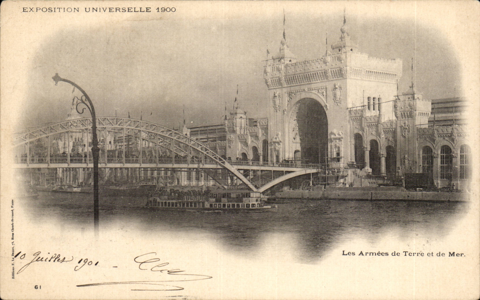 CPA Exposition universelle de 1900 Paris Les armees de terre et de mer