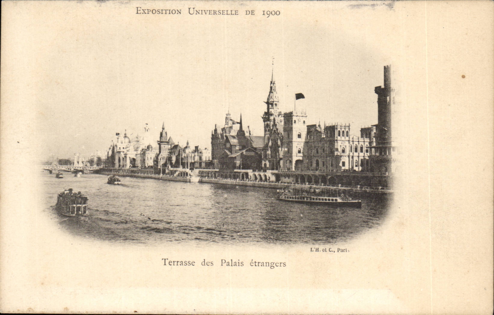 CPA Exposition universelle de 1900 Paris Terrasse des palais etrangers
