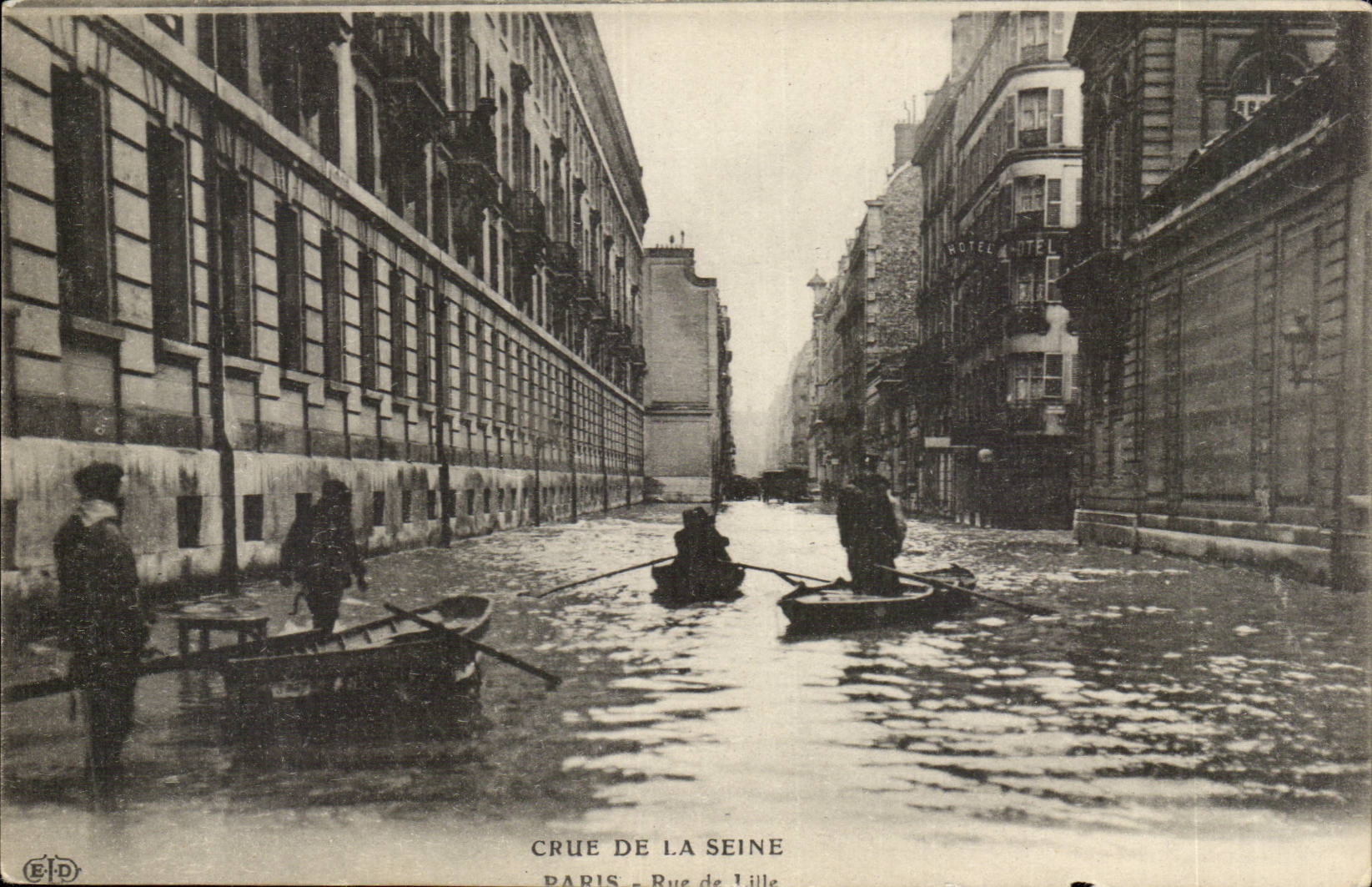 bets 7 - Believed of the Seine - Street of Lille - CPA