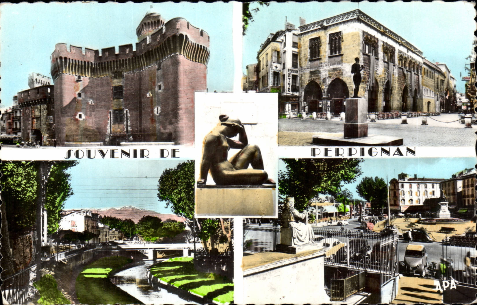Perpignan CPA Souvenir