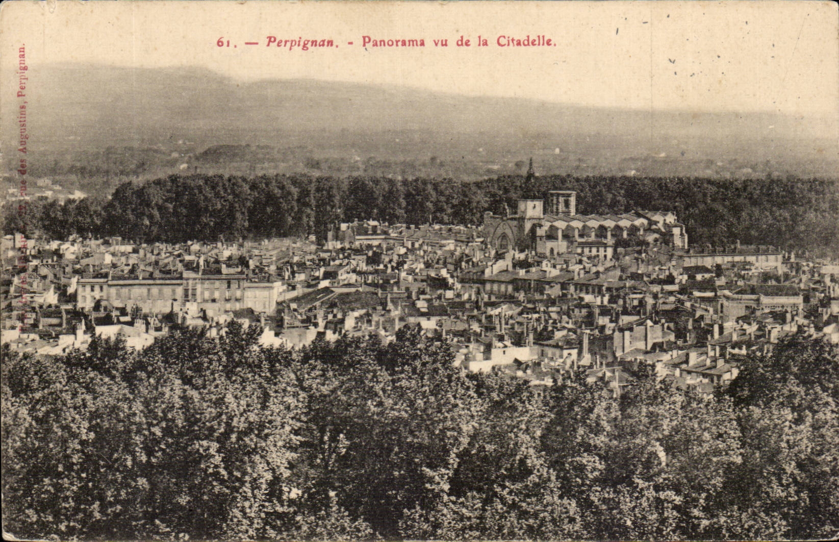 Perpignan CPA Panorama vu de la citadelle
