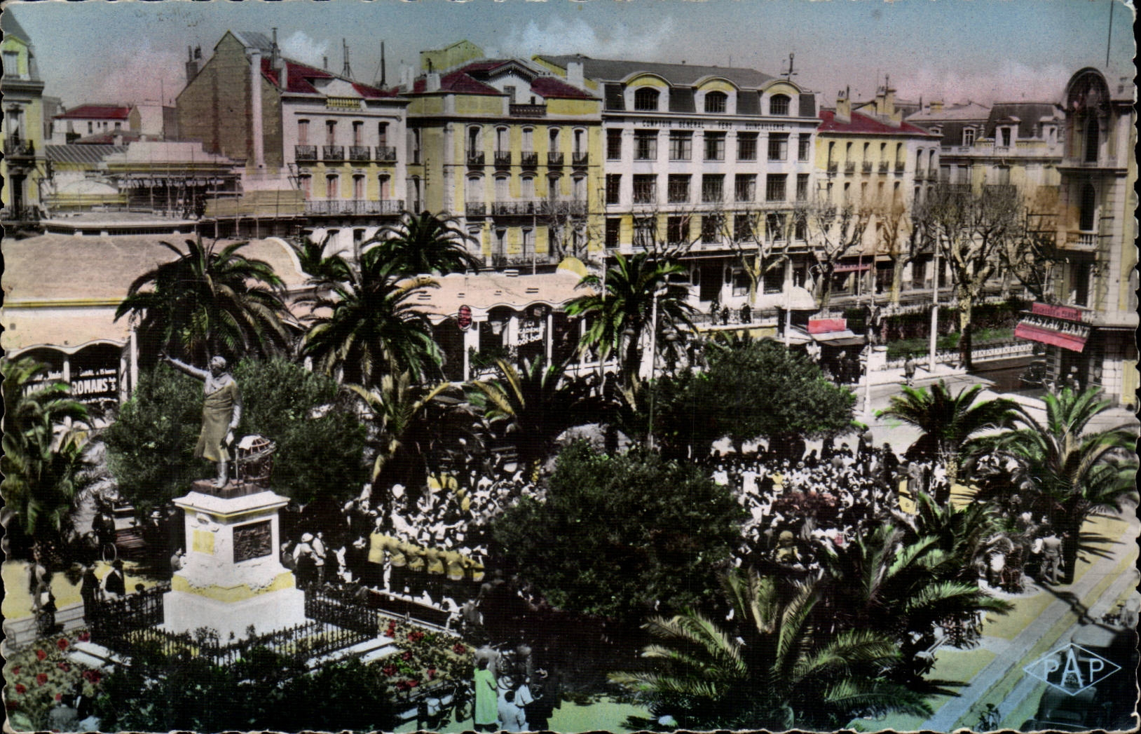 Perpignan CPA Place Arago Danses Sardanes