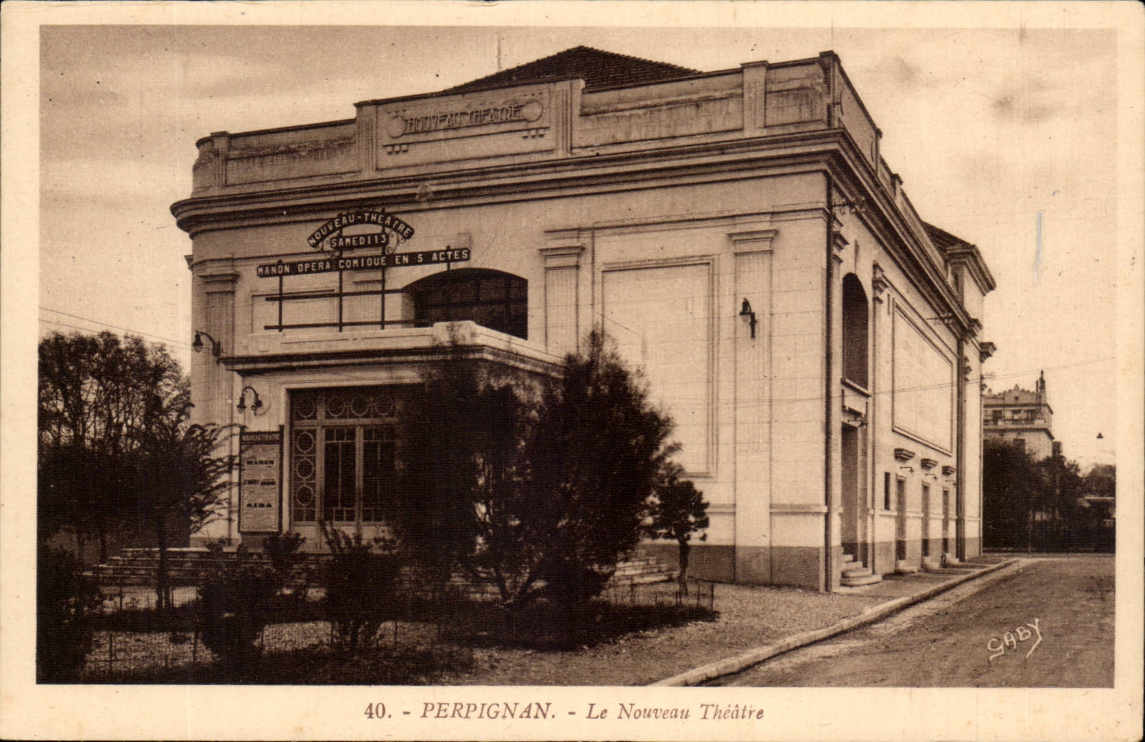 Perpignan CPA Le nouveau theatre