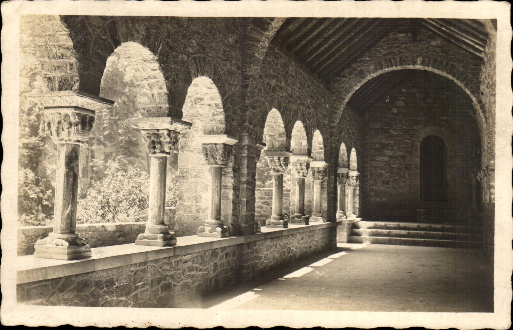 Saint Martin of CAnigou CPA Cloister