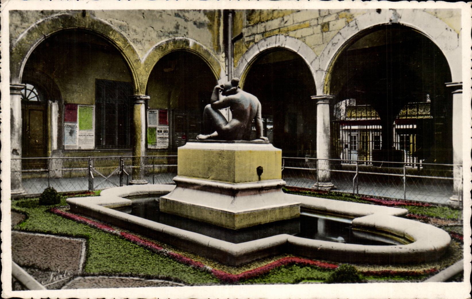 Perpignan CPA Interieur de la mairie Monument Maillol