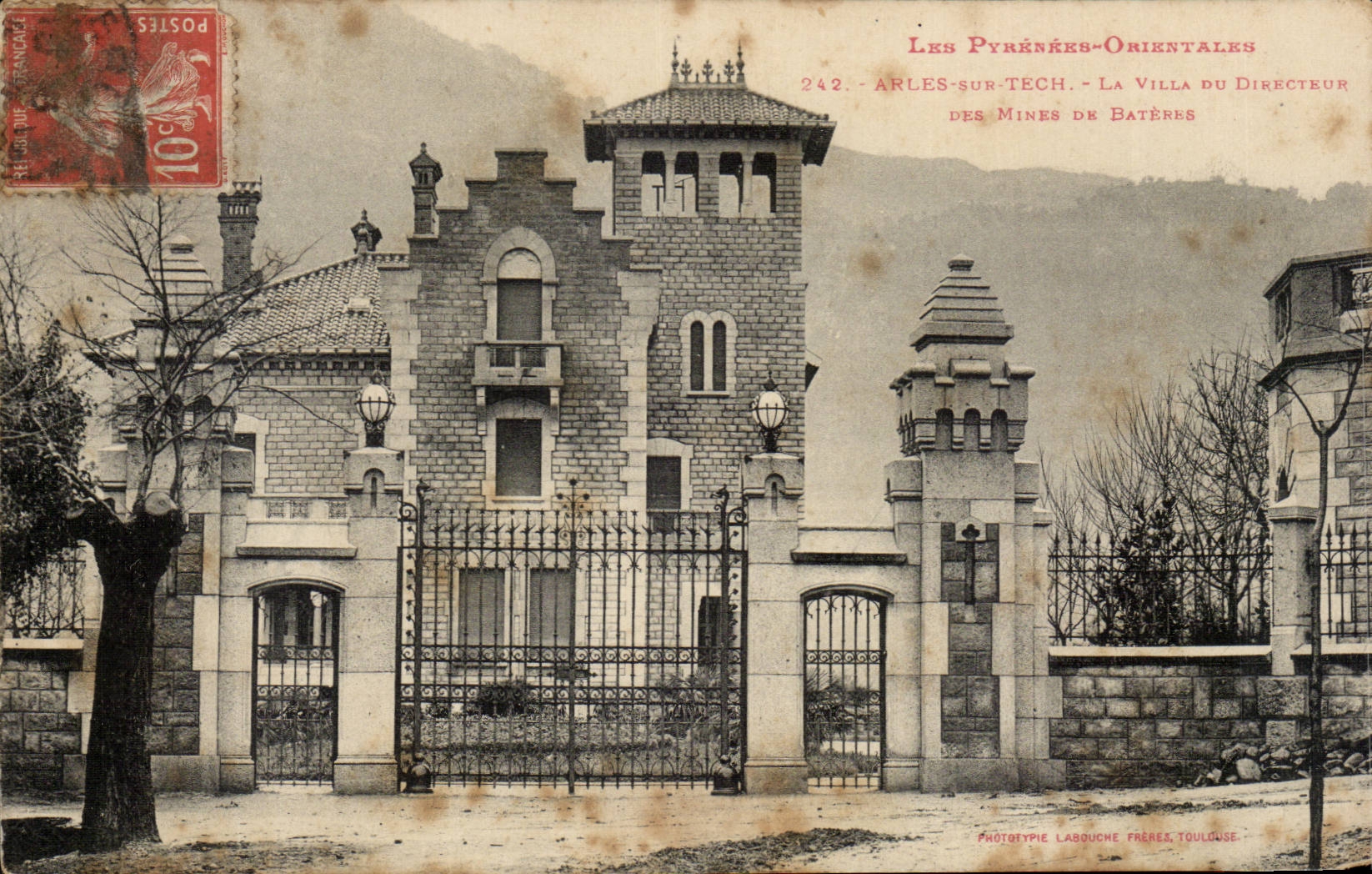 Arles on Tech CPA the villa of the vice-chancellor of the mines of Bateres