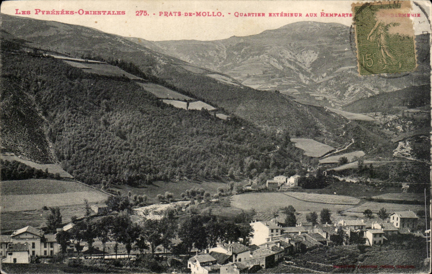 Prats de Mollo CPA District external with the walls