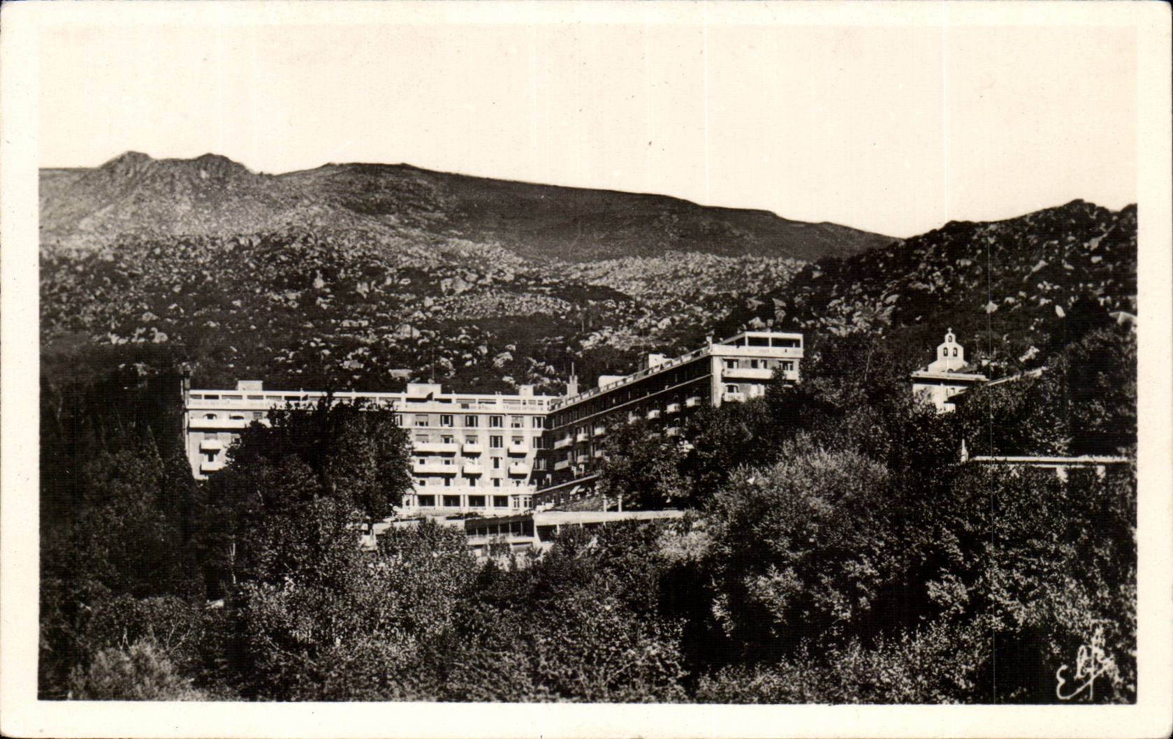 The Climbing - Establishment in its nest of Greenery - CPA