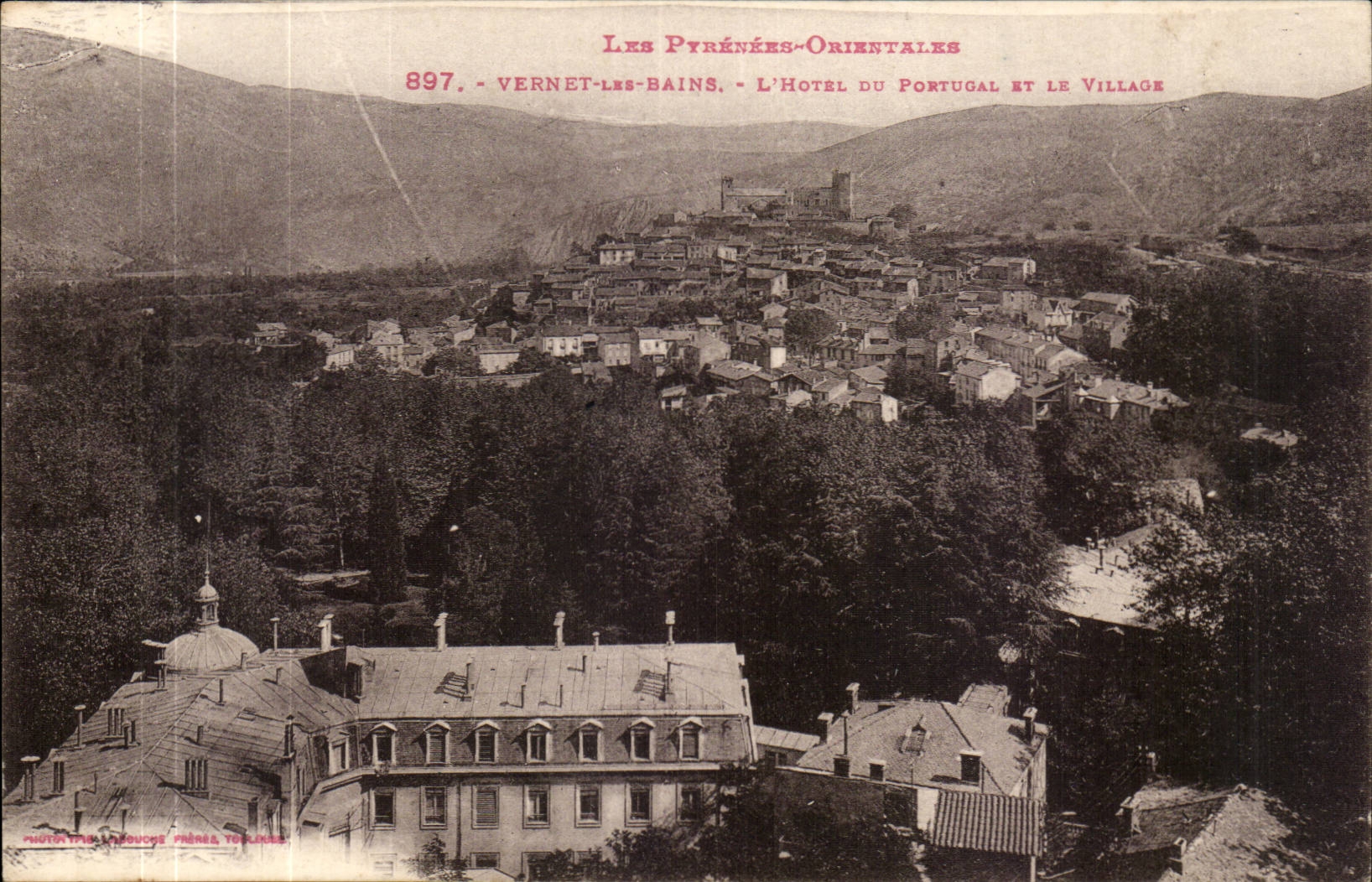 Vernet les Bains - the Hotel of Portugal and Village CPA