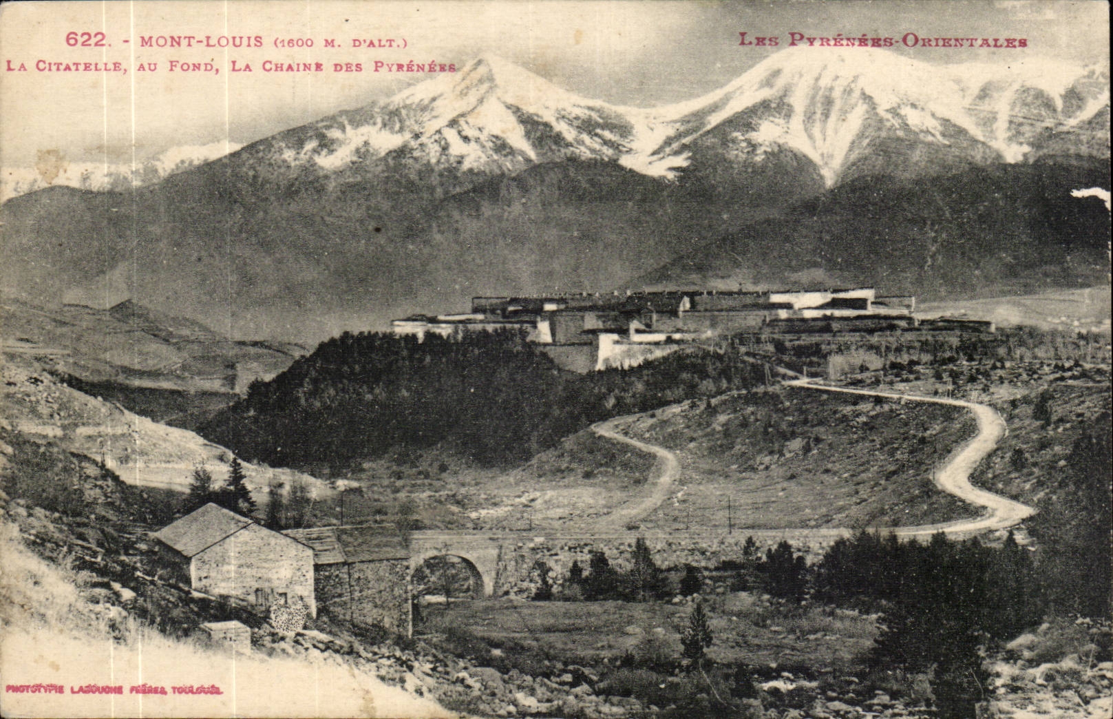 Louis mount - the Citadel at the Bottom the Chain of Pyranees - CPA