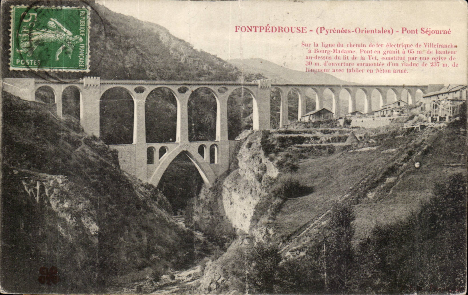 Fontpedrouse - Bridge Remains - CPA