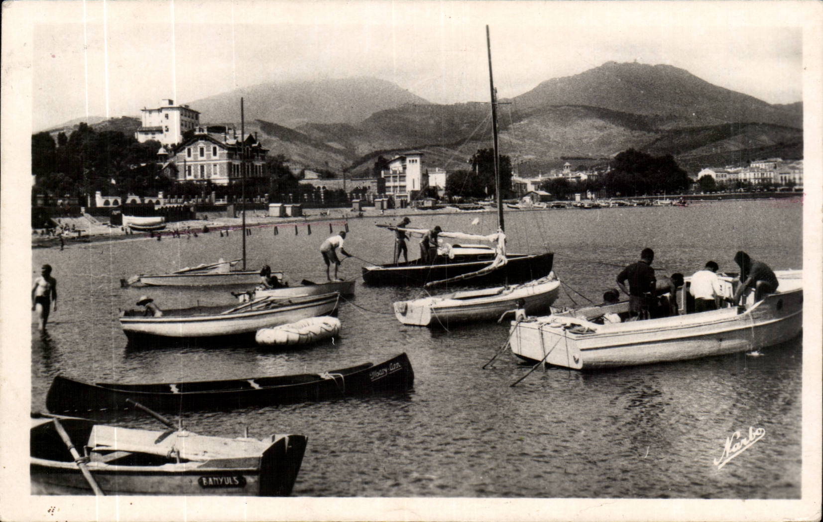 Banyuls on Sea - the Marina - CPA