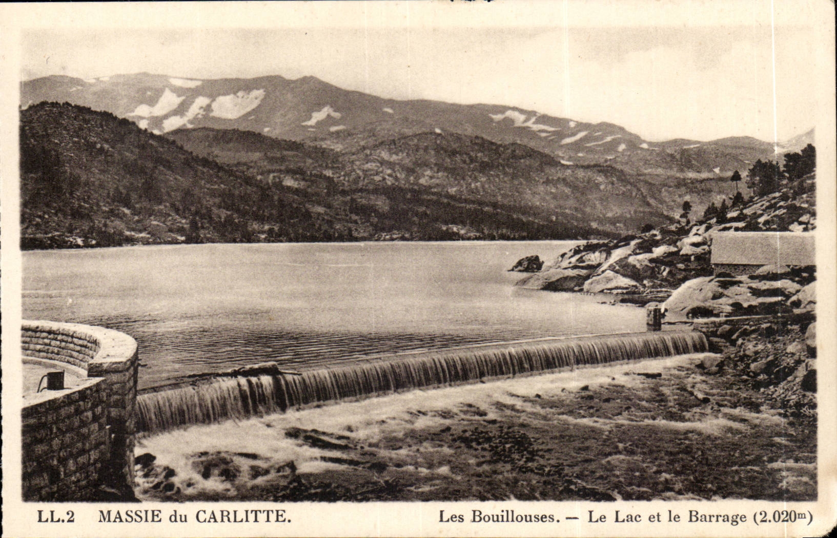 Massy of CArlitte CPA Bouillouses the lake and stopping