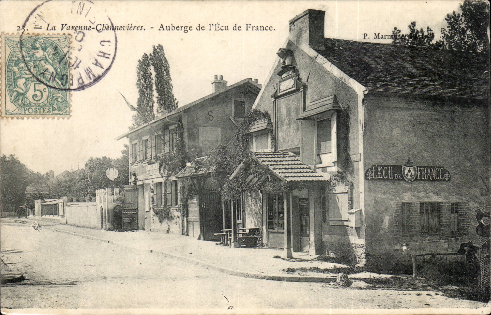 La Varenne Chennevieres CPA Auberge de l'Ecu de France