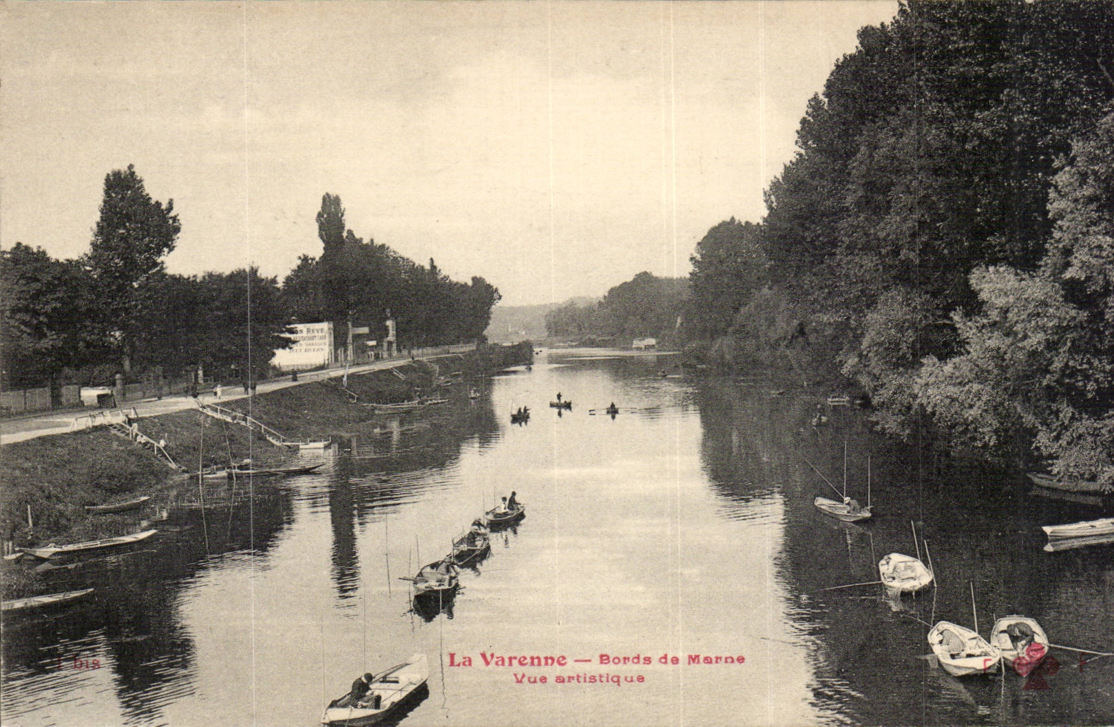 La Varenne CPA Bords de Marne Vue artistique