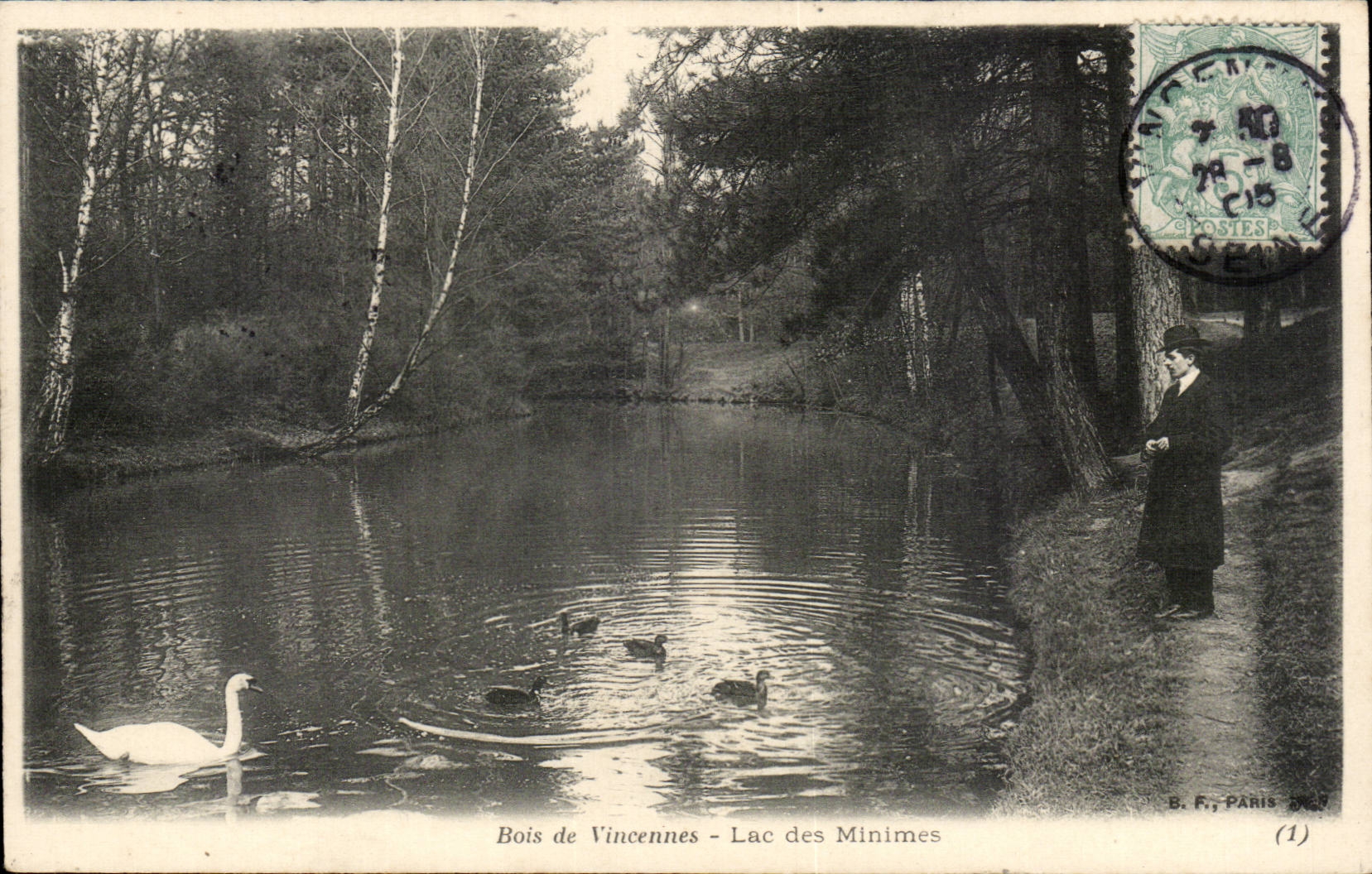 Wood of Vincennes CPA Lake of the Tiny ones