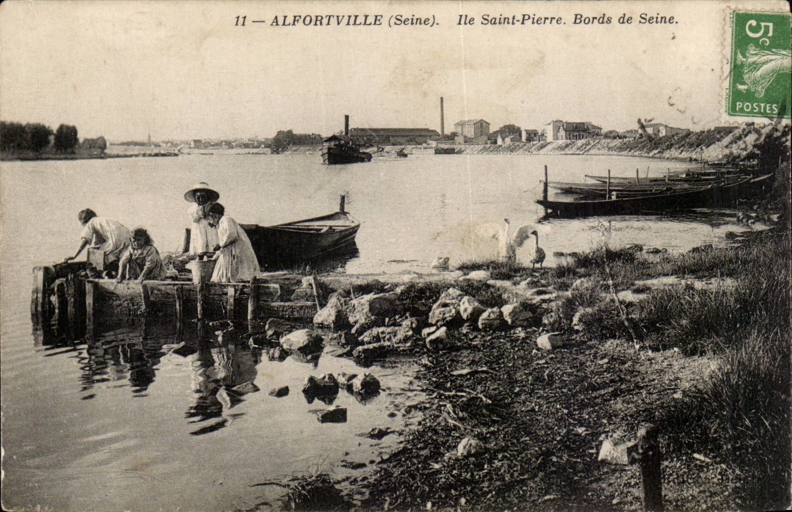 Alfortville CPA Island Saint Pierre Edges of the Seine