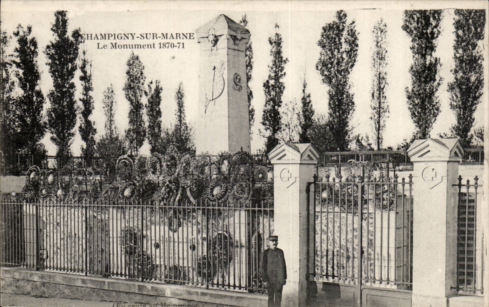 Champigny sur marne CPA Le monument 1870 1871 guerre